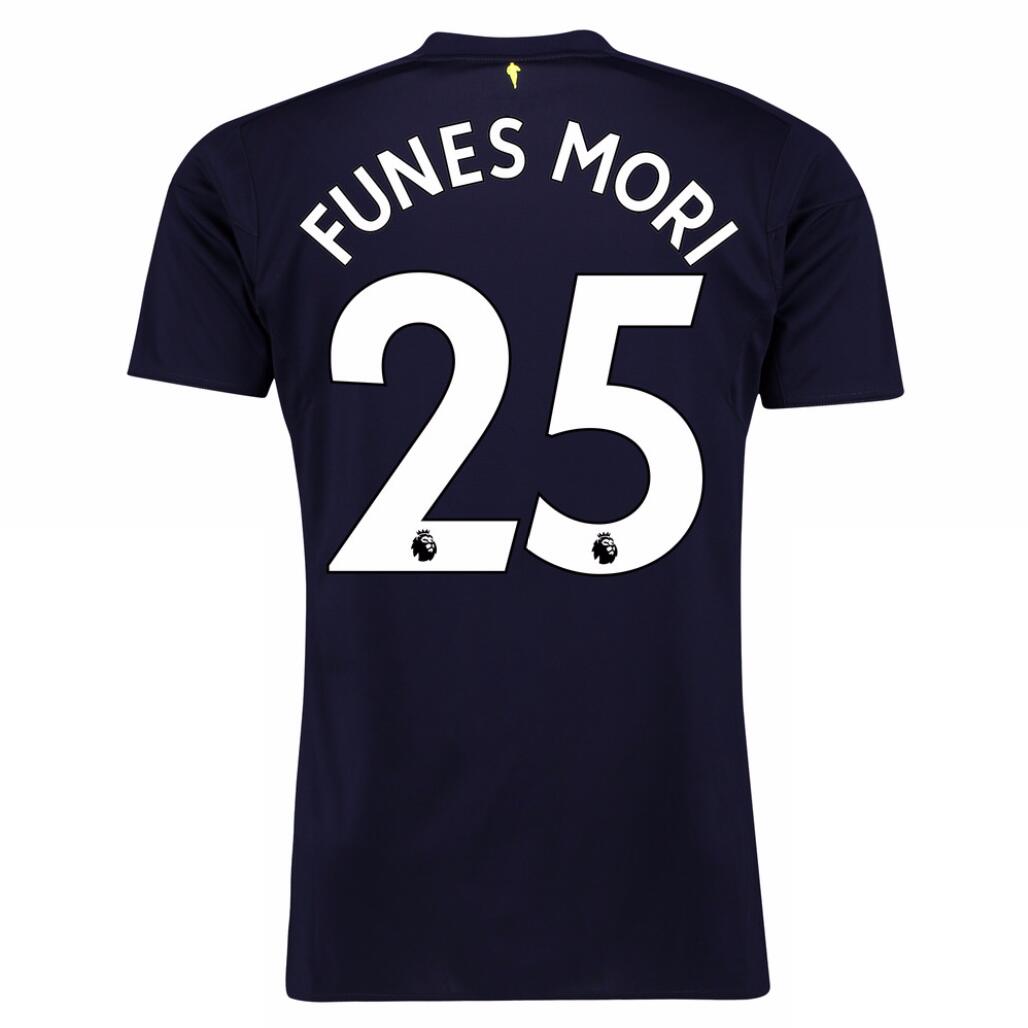 Camiseta Everton Tercera equipo Funes Mori 2017-18